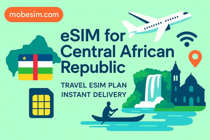 eSIM for Central African Republic