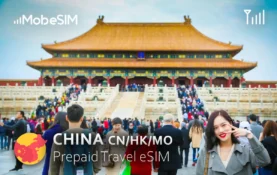 eSIM for China (mainland HK Macao)